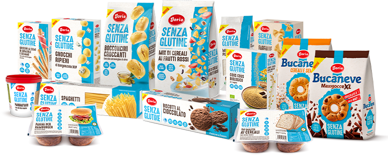 prodotti senza glutine doria