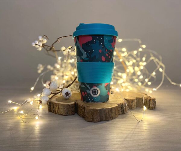 Tazza Bamboo Mug Blu 400 ml Himalaya