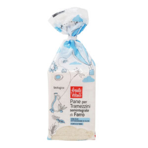 Pane per Tramezzini di Farro Semintegrale Baule Volante 300 G